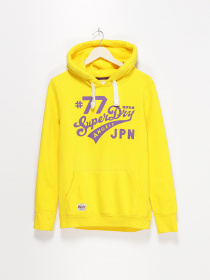 Худи Superdry модель RN127685_жовтий з фіолетовим Фото
