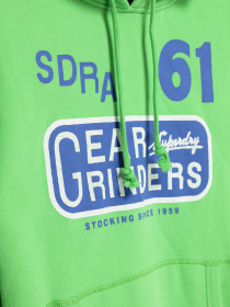 Худи Superdry модель RN1276855_с.зелений комб. Фото
