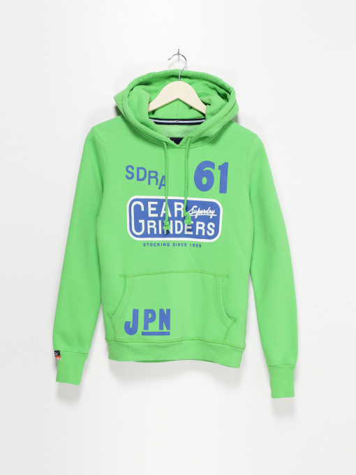 Худи Superdry модель RN1276855_с.зелений комб. Фото