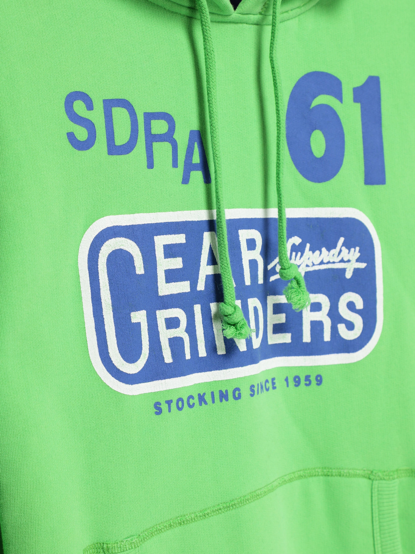 Худи Superdry модель RN1276855_с.зелений комб. Фото