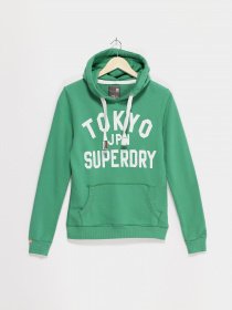 Худи Superdry модель RN1276856_зелений з білим Фото