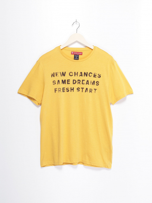 Футболка SPRINGFIELD модель 0263141_жовтий з чорним Фото