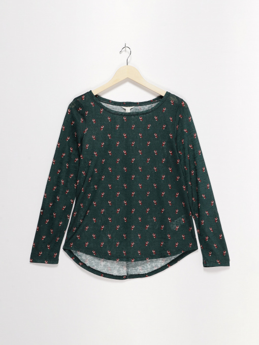 Лонгслив SPRINGFIELD модель 6762344_т.зелений комб. Фото