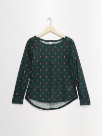 Лонгслів SPRINGFIELD модель 6762344_т.зелений комб. Фото