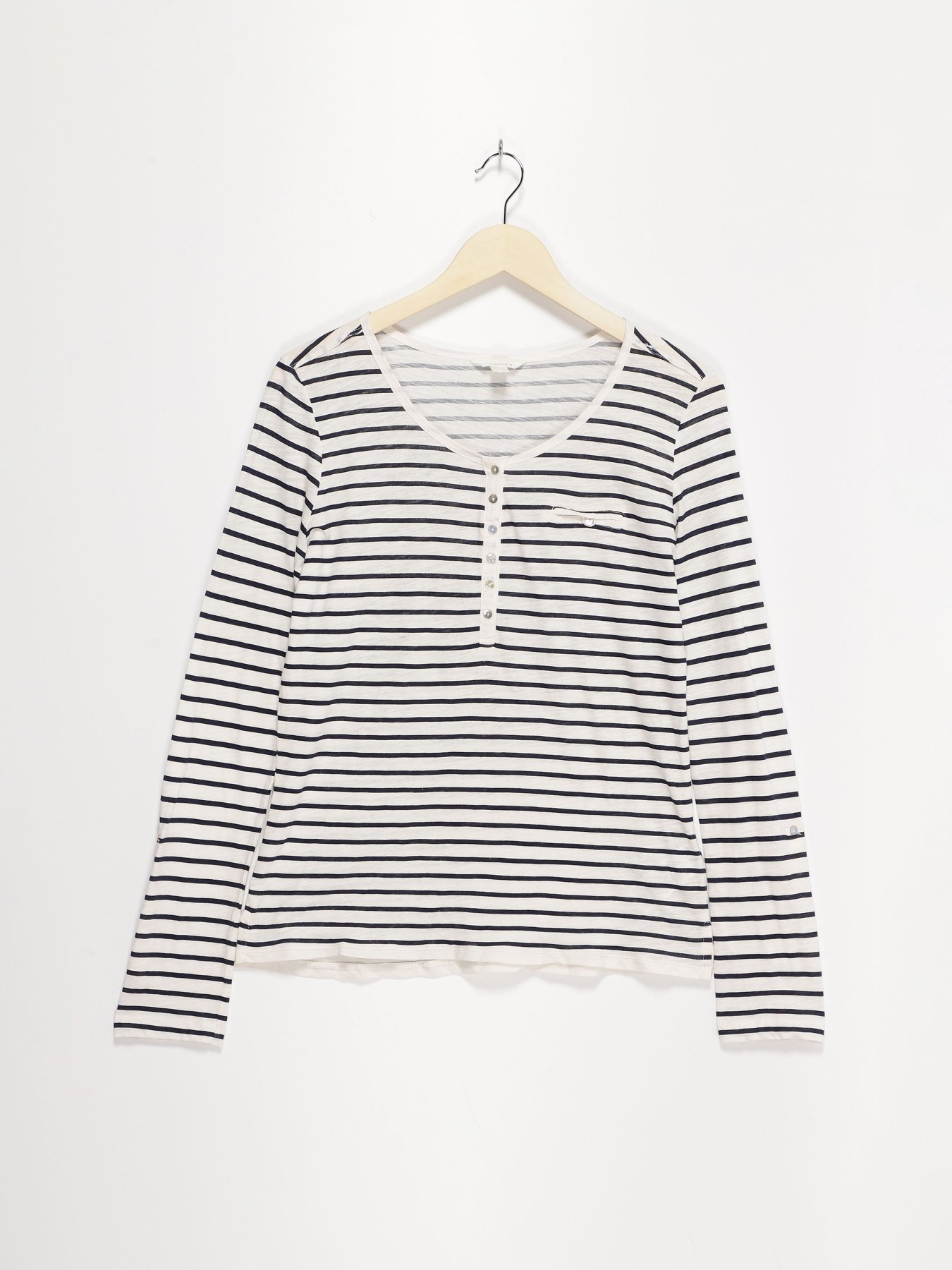 Лонгслив SPRINGFIELD модель 6762433_білий комб. Фото