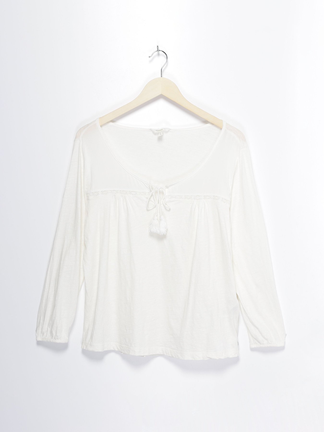 Блуза SPRINGFIELD модель 6762468_білий Фото