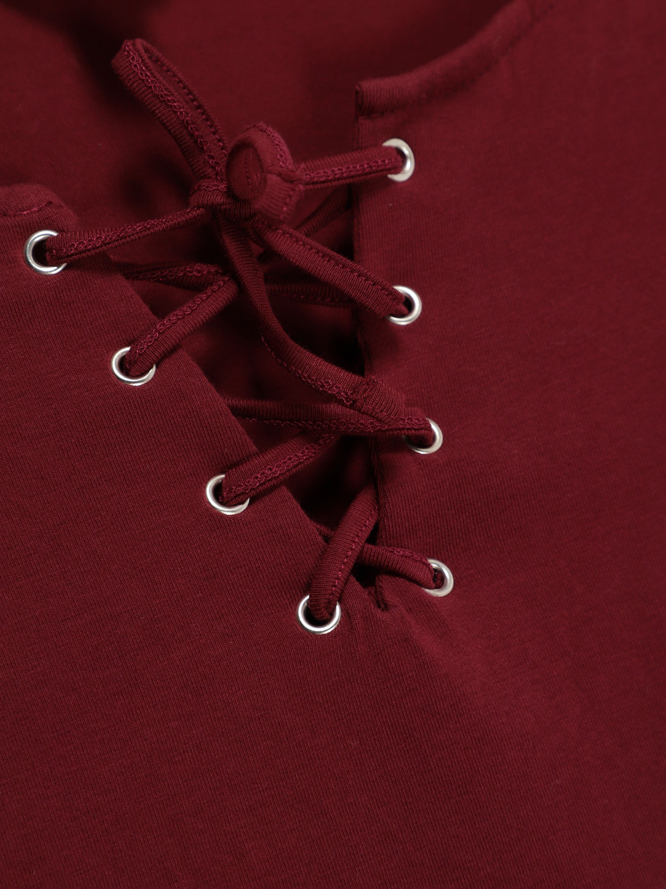 Лонгслів SPRINGFIELD модель 6762662_бордовий Фото