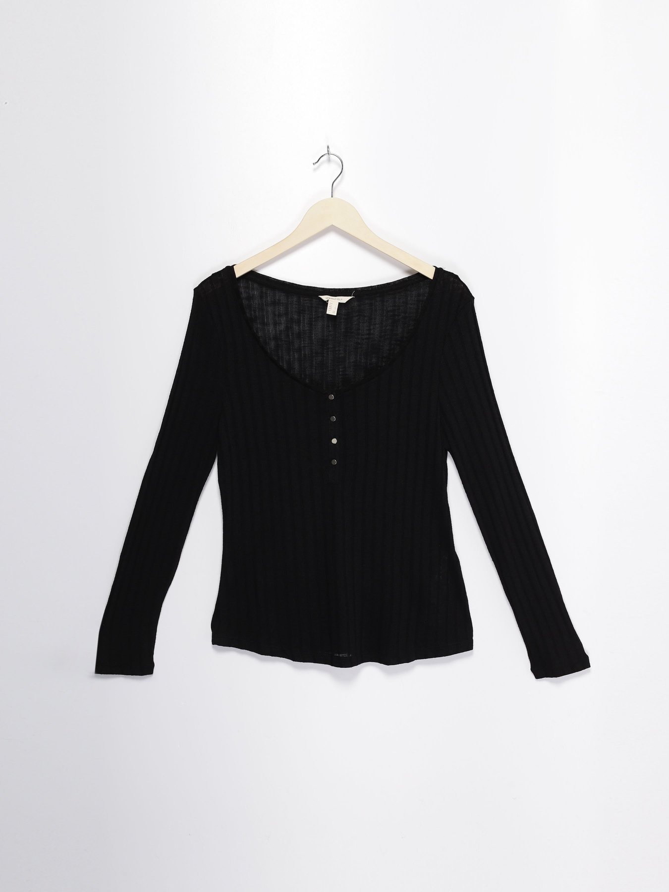 Лонгслів SPRINGFIELD модель 6762840_чорний Фото