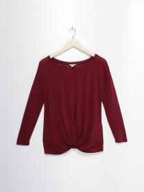 Лонгслів SPRINGFIELD модель 6763065_бордовий Фото