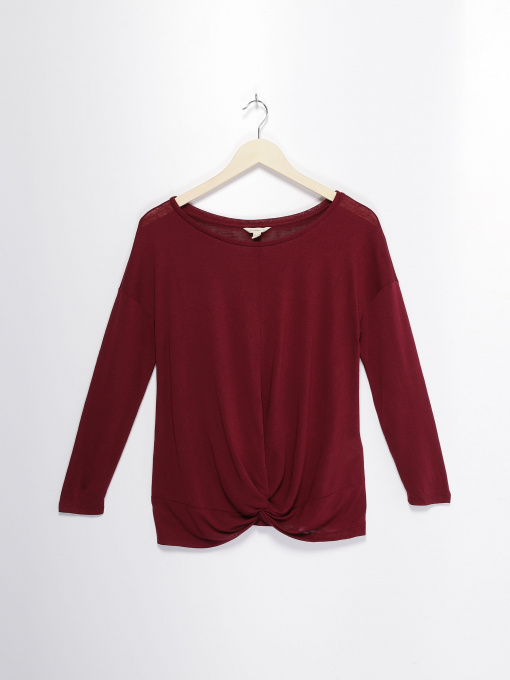 Лонгслів SPRINGFIELD модель 6763065_бордовий Фото