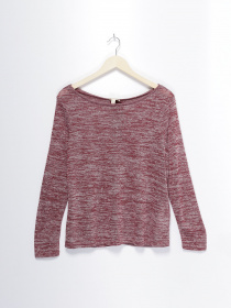 Лонгслів SPRINGFIELD модель 6763073_бордовий комб. Фото