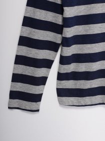 Лонгслів SPRINGFIELD модель 6763162_сірий з т.синім Фото