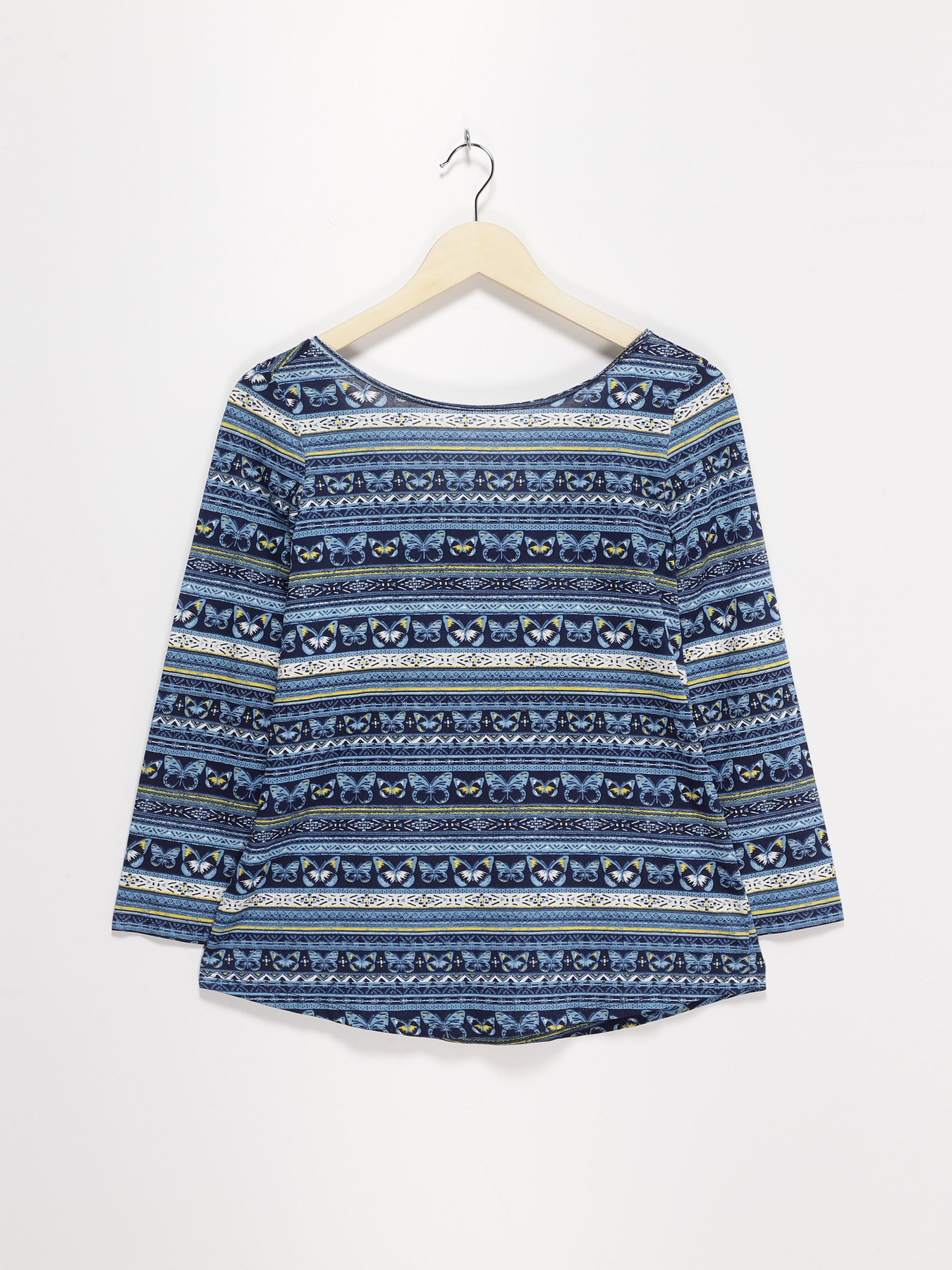 Лонгслив SPRINGFIELD модель 6763235_синій комб. Фото