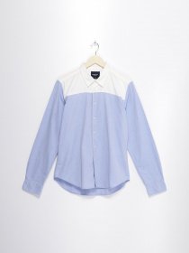 Рубашка SPRINGFIELD модель 0276529_синій з білим Фото