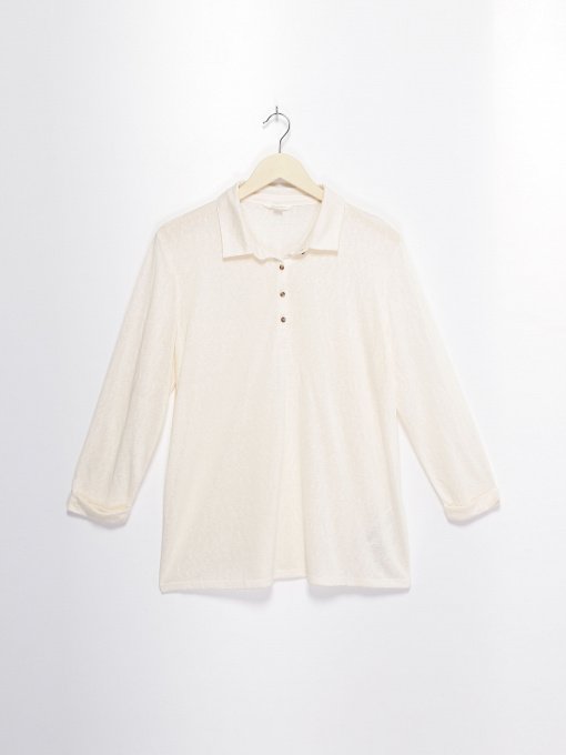 Лонгслів SPRINGFIELD модель 6764061_кремовий Фото