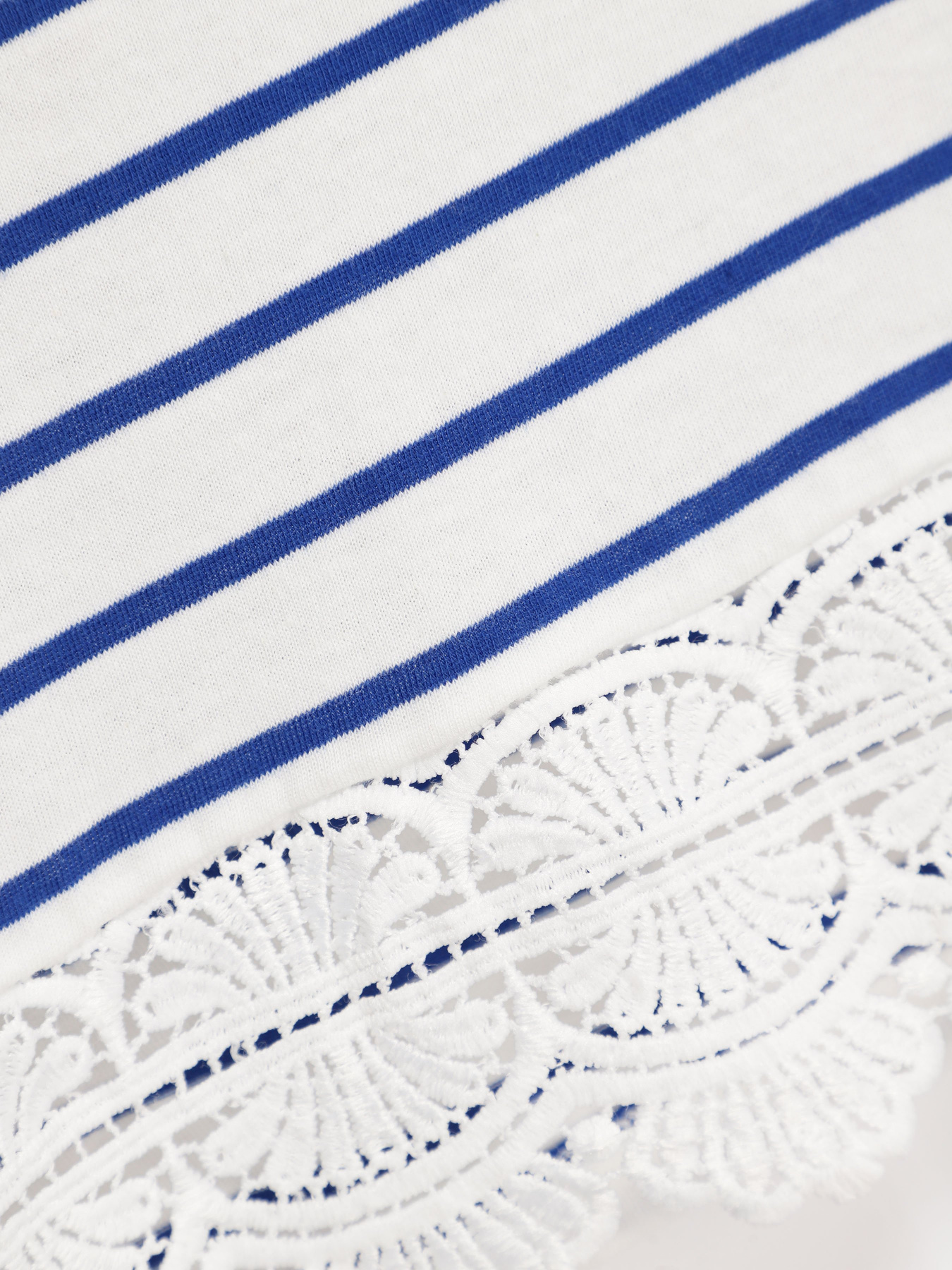 Лонгслів SPRINGFIELD модель 6764215_білий з синім Фото