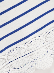 Лонгслив SPRINGFIELD модель 6764215_білий з синім Фото