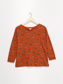 Лонгслів SPRINGFIELD модель 6764444_коричневий комб. Фото