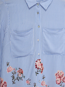 Блуза SPRINGFIELD модель 6792944_синій комб. Фото