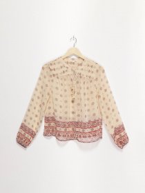 Блуза SPRINGFIELD модель 6796435_с.бежевий комб. Фото