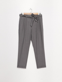 Повседневные штаны SPRINGFIELD модель 6832709_сірий з білим Фото