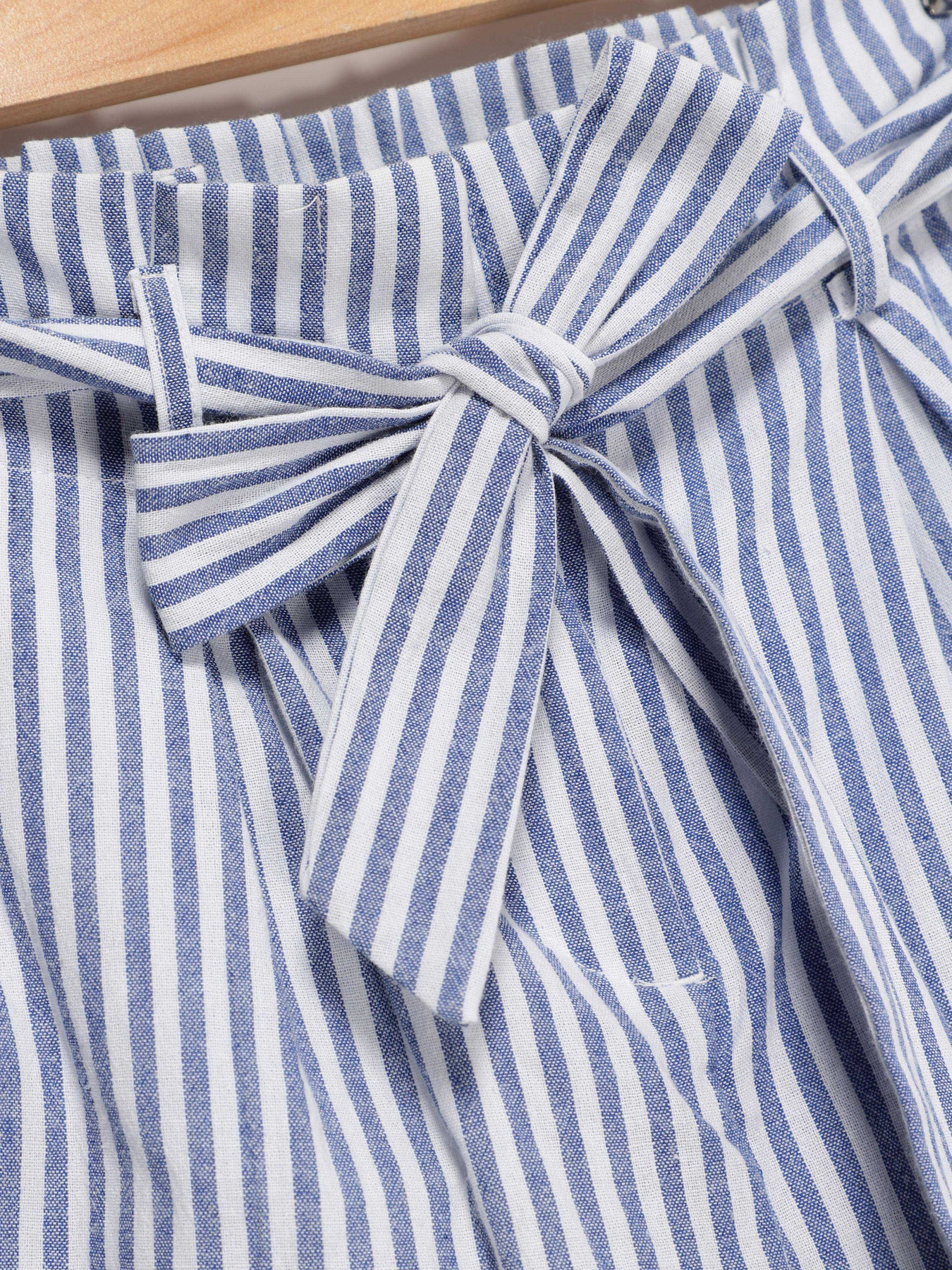 Повседневные штаны SPRINGFIELD модель 6833802_синій з білим Фото