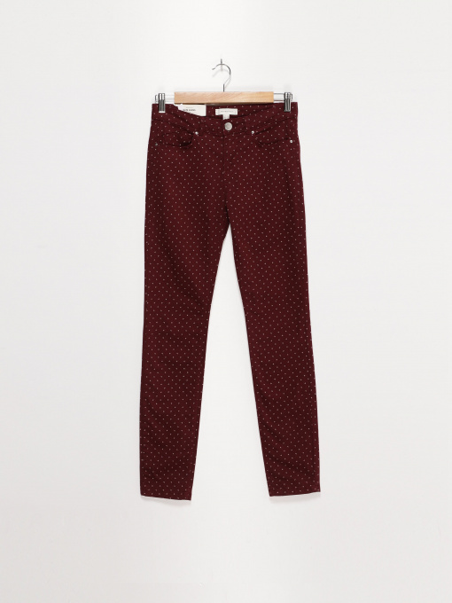 Повседневные штаны SPRINGFIELD модель 6837468_бордовий комб. Фото