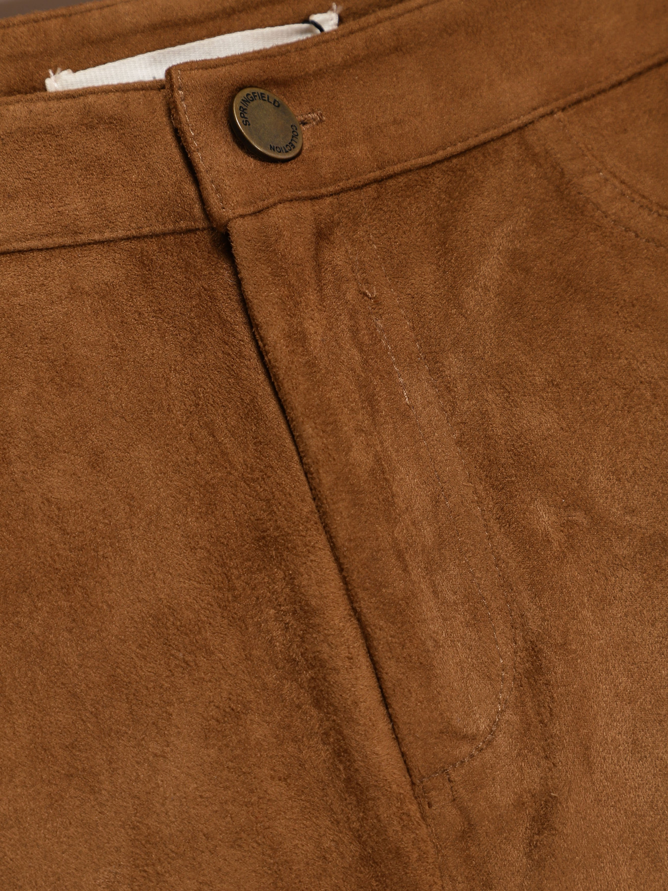 Штани повсякденні SPRINGFIELD модель 6837484_коричневий Фото