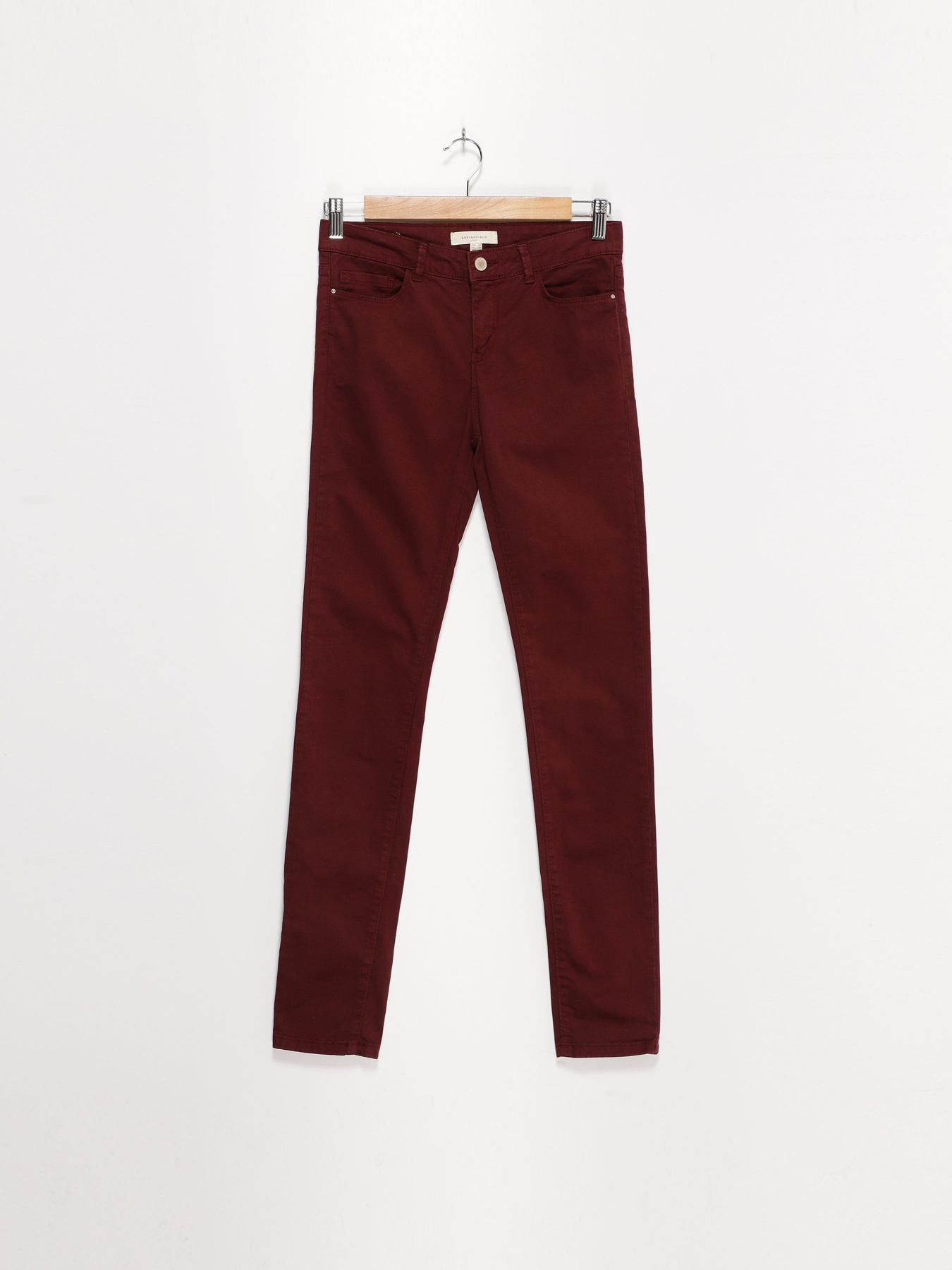 Штани повсякденні SPRINGFIELD модель 6838375_бордовий Фото