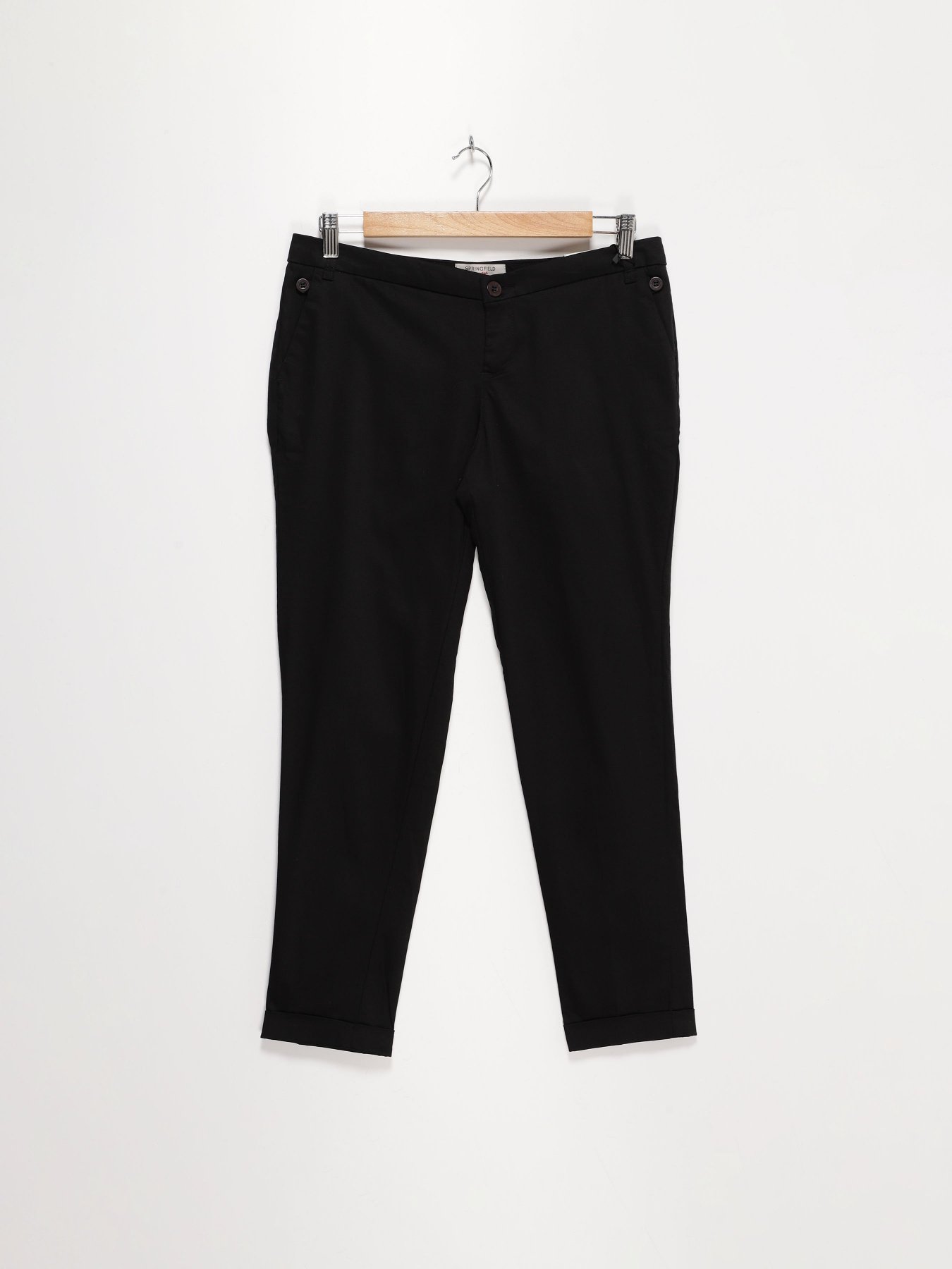 Брюки повседневные SPRINGFIELD модель 6860761_чорний Фото
