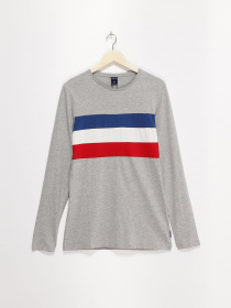 Лонгслів SPRINGFIELD модель 8836345_сірий комб. Фото