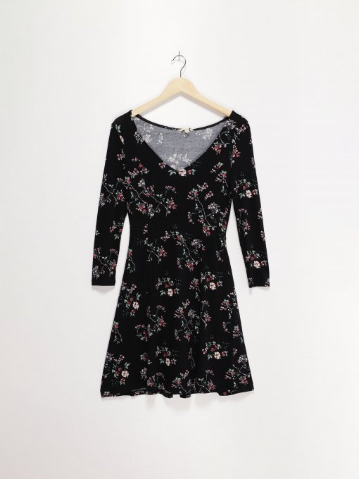 Платье мини SPRINGFIELD модель 8959560_чорний комб. Фото