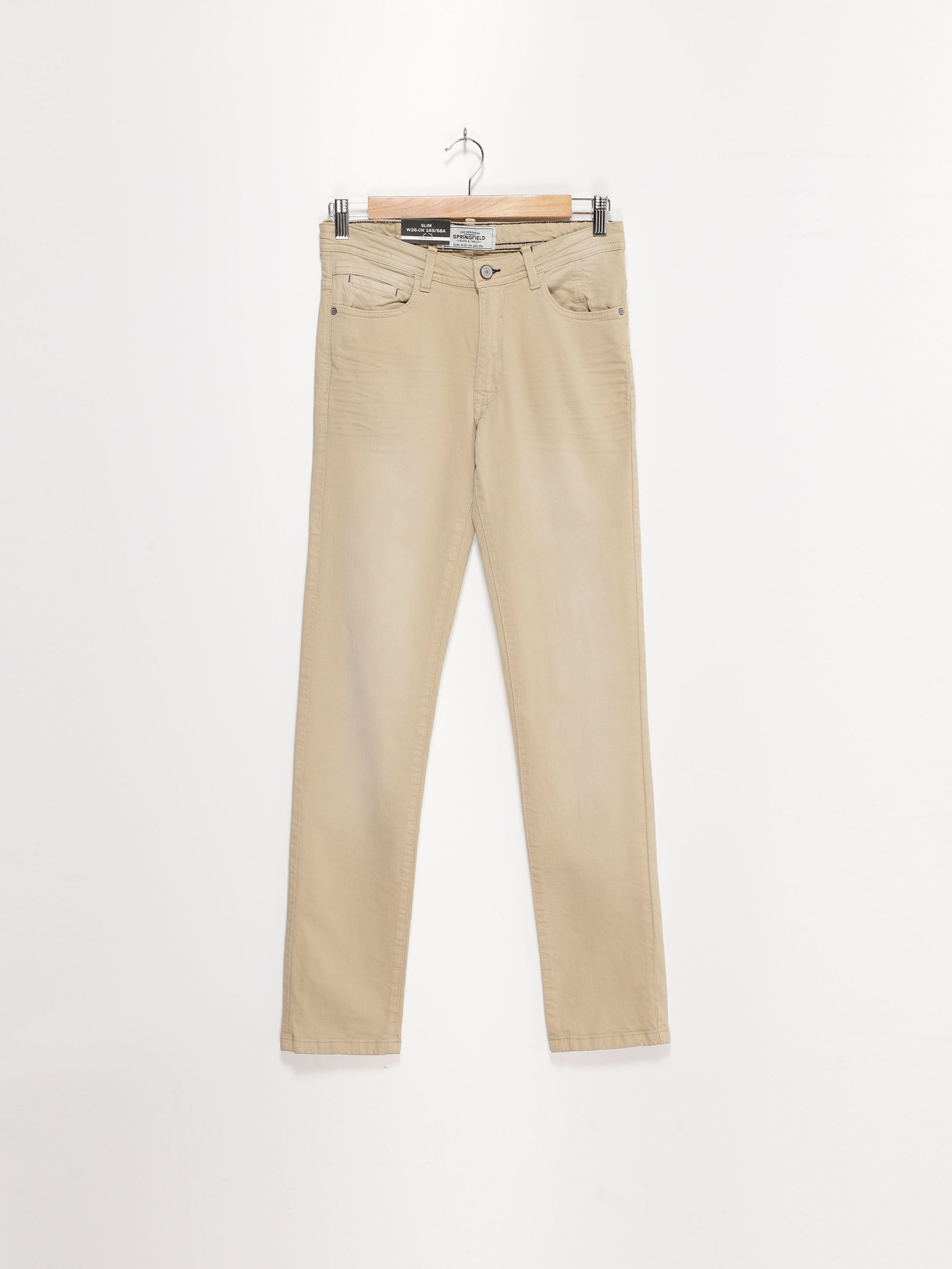 Брюки повседневные SPRINGFIELD модель 0398799_с.бежевий Фото