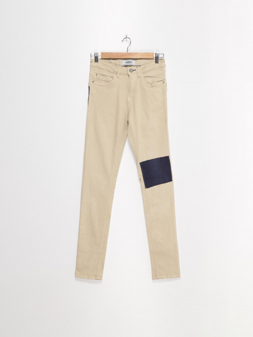 Брюки повседневные SPRINGFIELD модель 0398764_бежевий комб. Фото