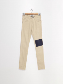 Повседневные штаны SPRINGFIELD модель 0398764_бежевий комб. Фото