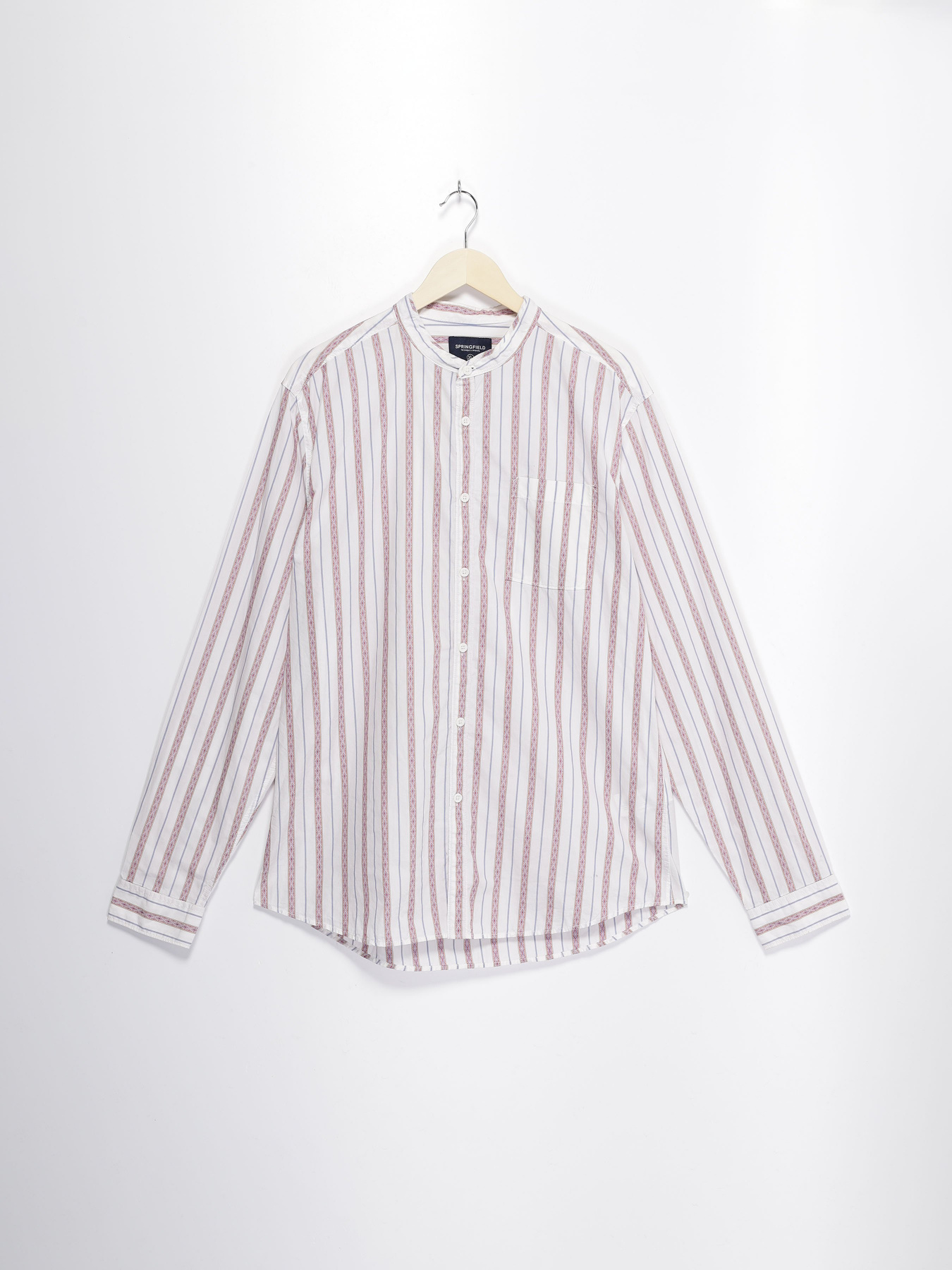 Рубашка SPRINGFIELD модель 0947563_білий комб. Фото