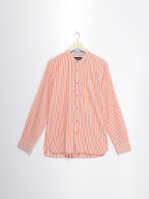 Рубашка SPRINGFIELD модель 0949477_помаранчевий з білим Фото