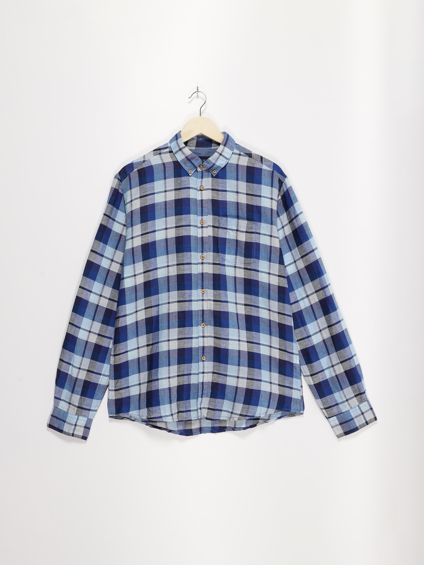 Рубашка повседневная SPRINGFIELD модель 0997463_синій комб. Фото