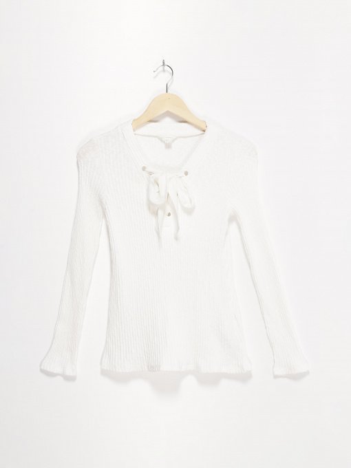 Лонгслив SPRINGFIELD модель 1085123_білий Фото