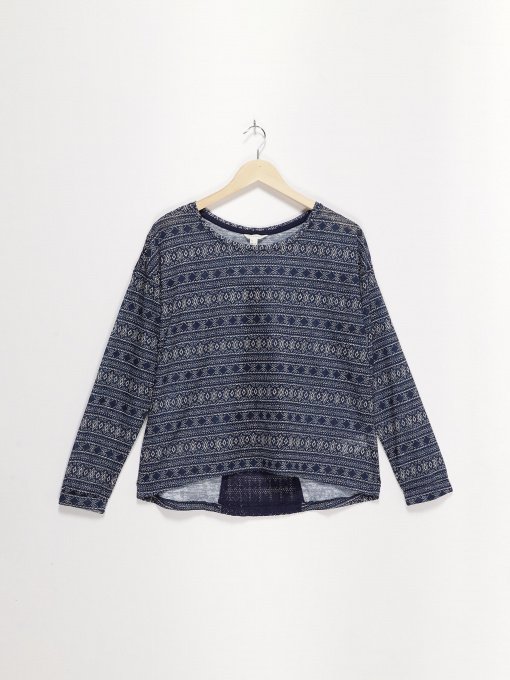 Лонгслив SPRINGFIELD модель 1086529_т.синій комб. Фото