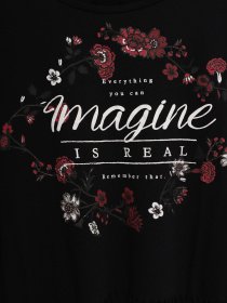 Лонгслів SPRINGFIELD модель 1087681_чорний комб. Фото