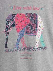 Лонгслив SPRINGFIELD модель 1087908_сірий комб. Фото