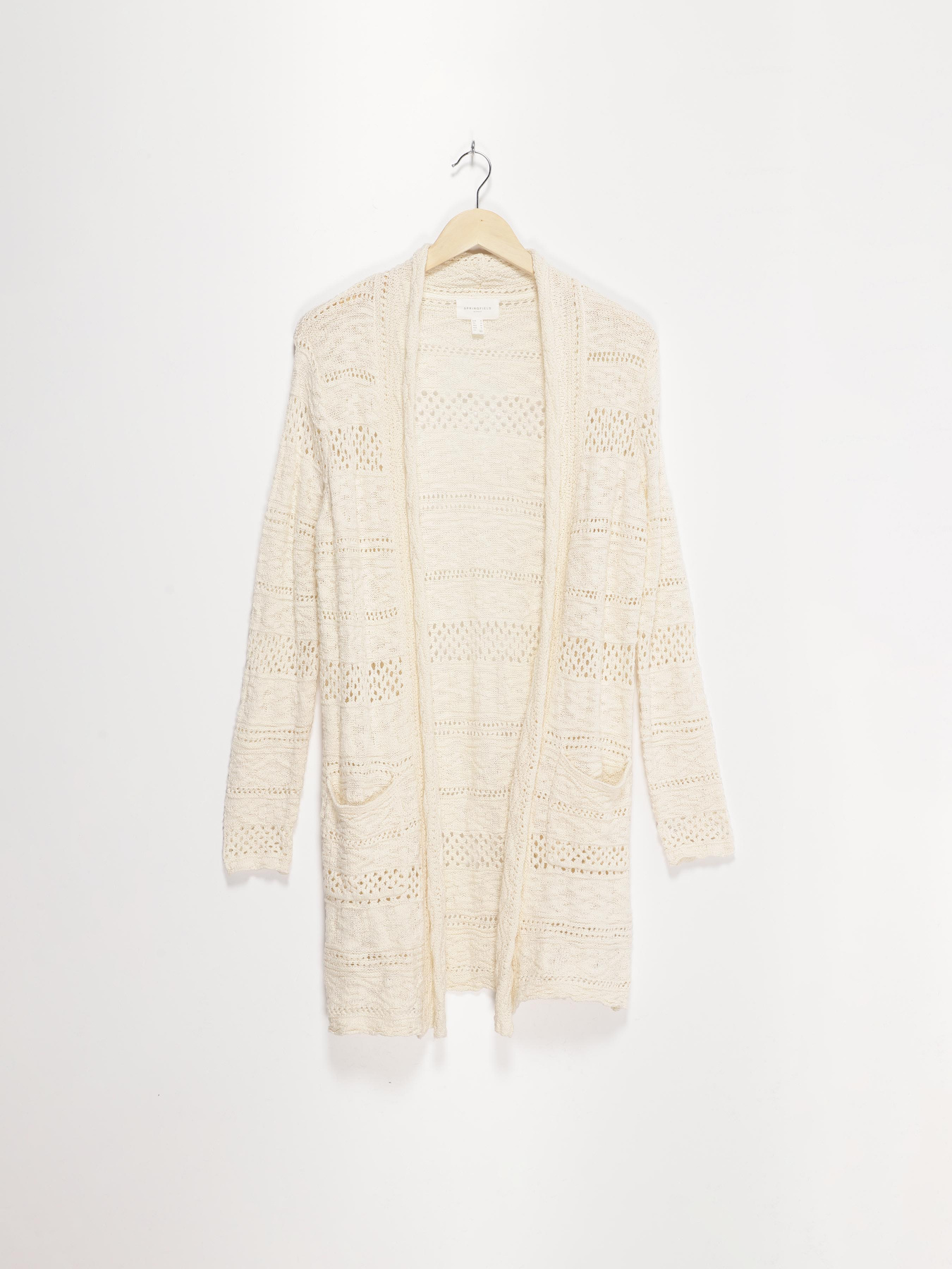 Кардиган SPRINGFIELD модель 1339222_білий Фото