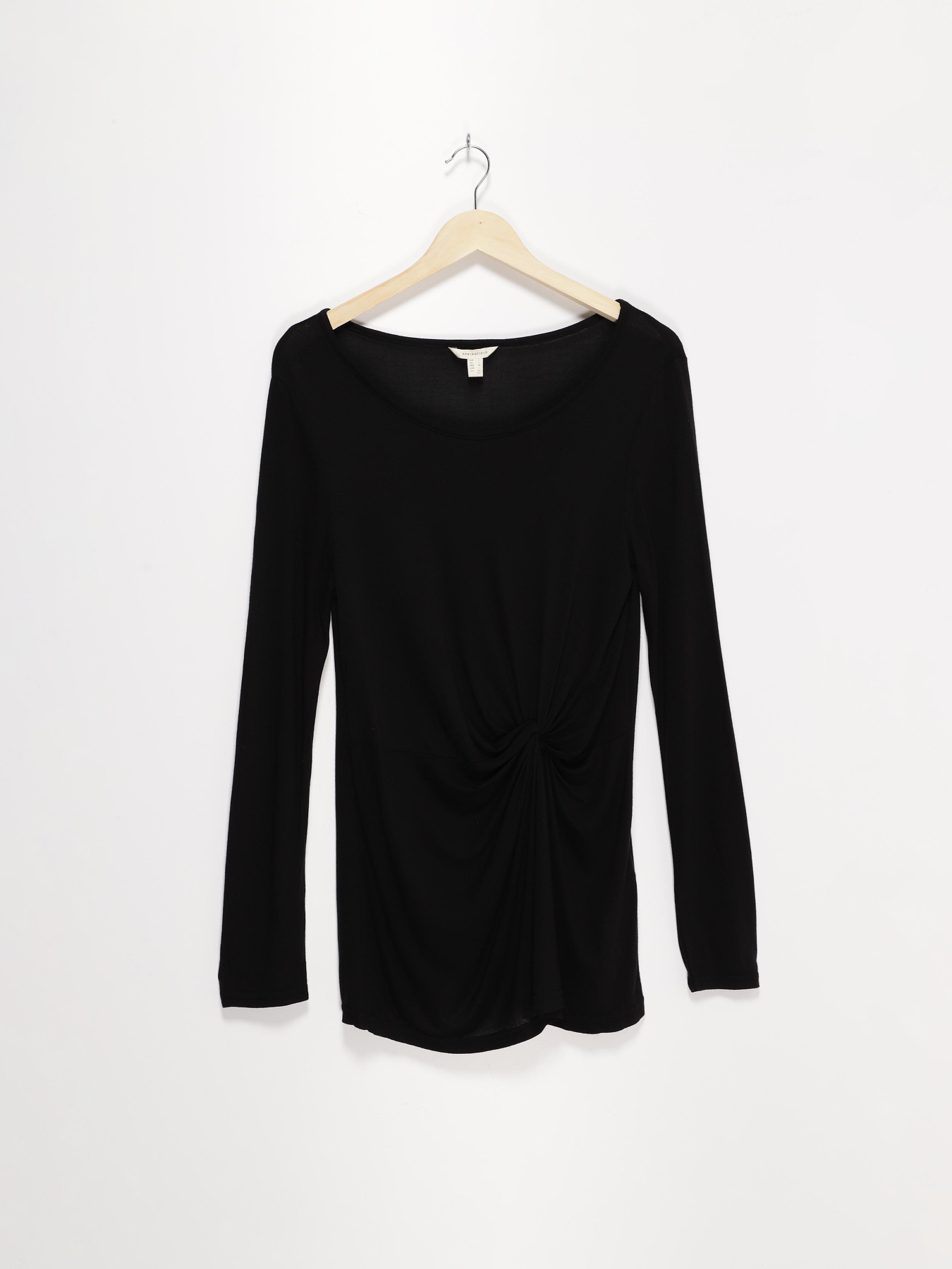 Лонгслив SPRINGFIELD модель 0079322_чорний Фото