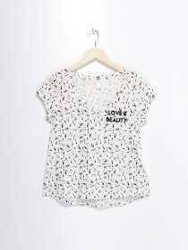 Футболка SPRINGFIELD модель 2735350_білий комб. Фото