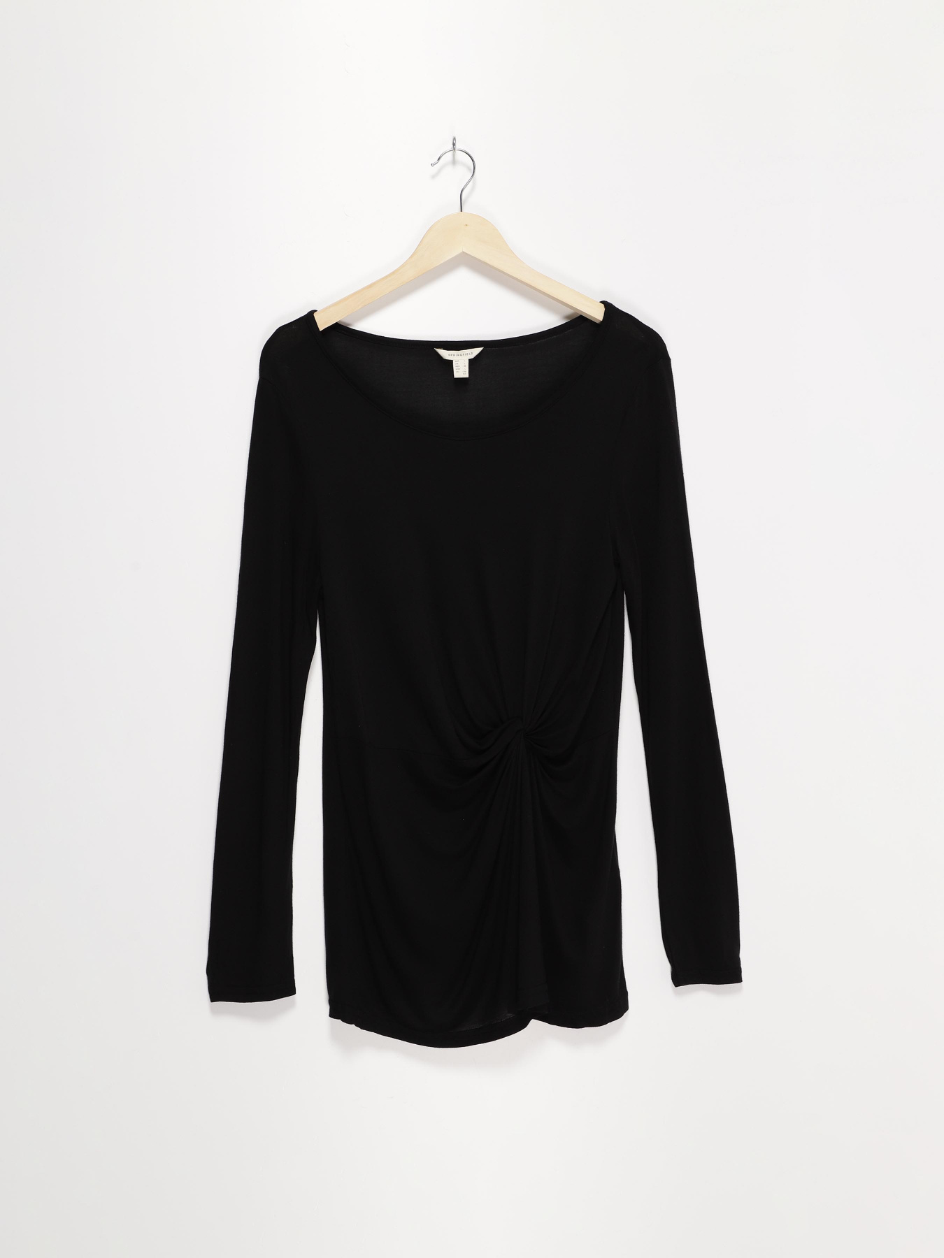 Лонгслив SPRINGFIELD модель 0079332_чорний Фото