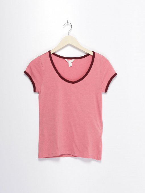 Футболка SPRINGFIELD модель 2735571_с.рожевий з бордовим Фото