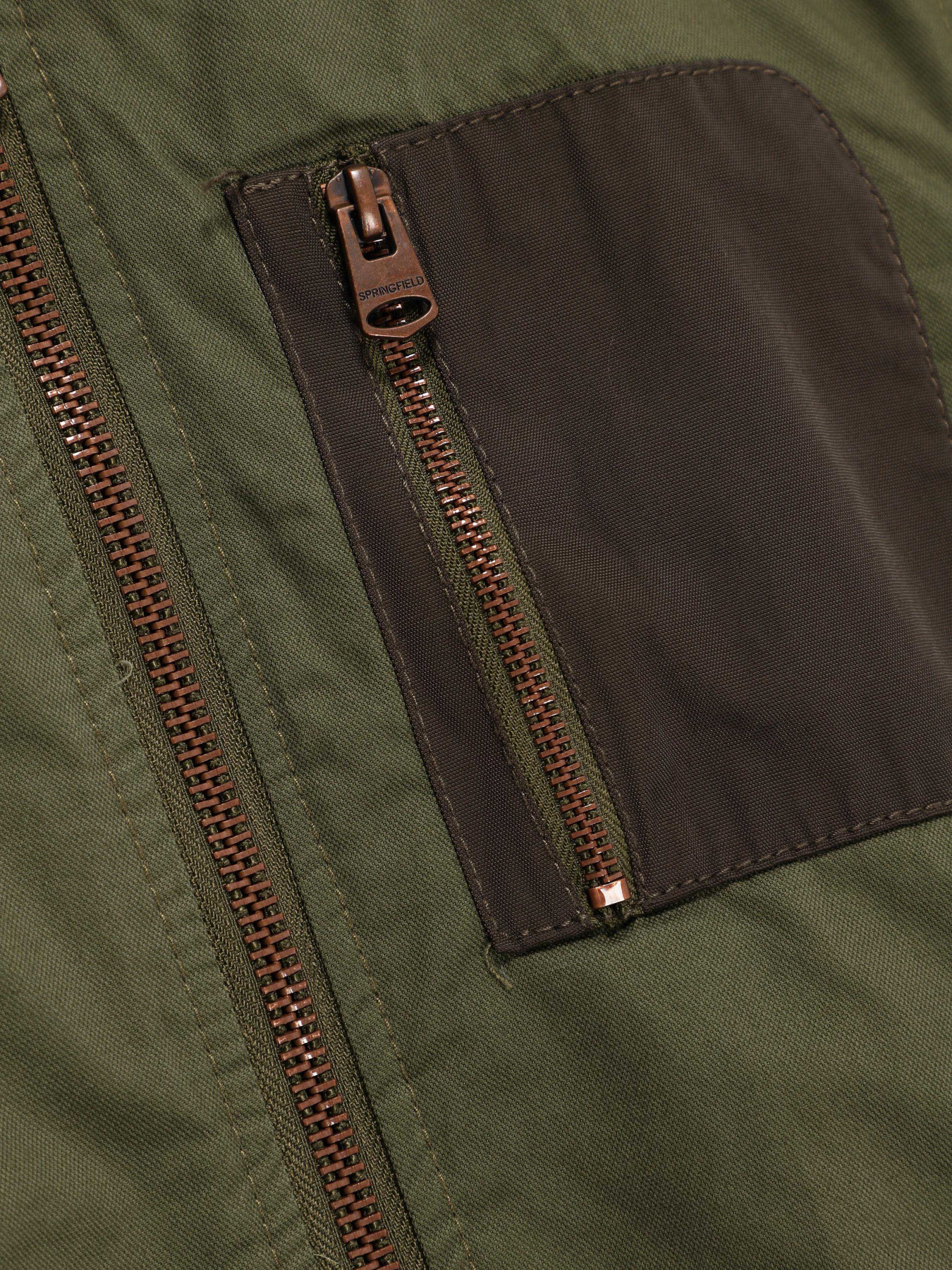 Демісезонна куртка SPRINGFIELD модель 2838168_хакі Фото