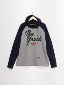 Худи SPRINGFIELD модель 0228346_сірий з т.синім Фото