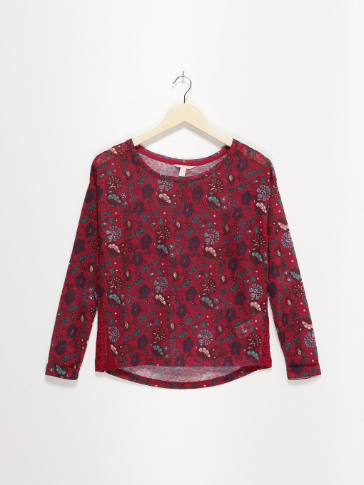 Лонгслив SPRINGFIELD модель 6762247_т.червоний комб. Фото